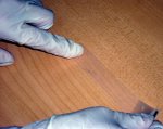 Stick Tape On Mold